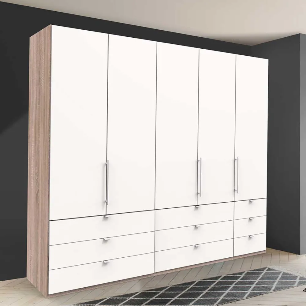 Wohnen Kleiderschränke|Schränke<Kombi Schlafzimmerschrank mit neun Schubladen - Vaclyn