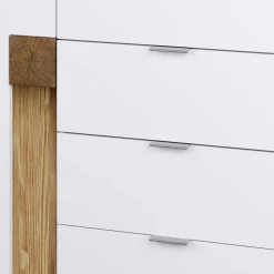 Wohnen Sideboards<Kombi Sideboard in Weiß & Asteiche - Solvidda