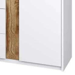 Wohnen Sideboards<Kombi Sideboard in Weiß & Asteiche - Solvidda