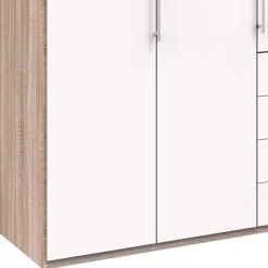 Wohnen Kleiderschränke|Schränke<Kombi-Kleiderschrank 3 türig & 4 Schubladen - Vaclyn