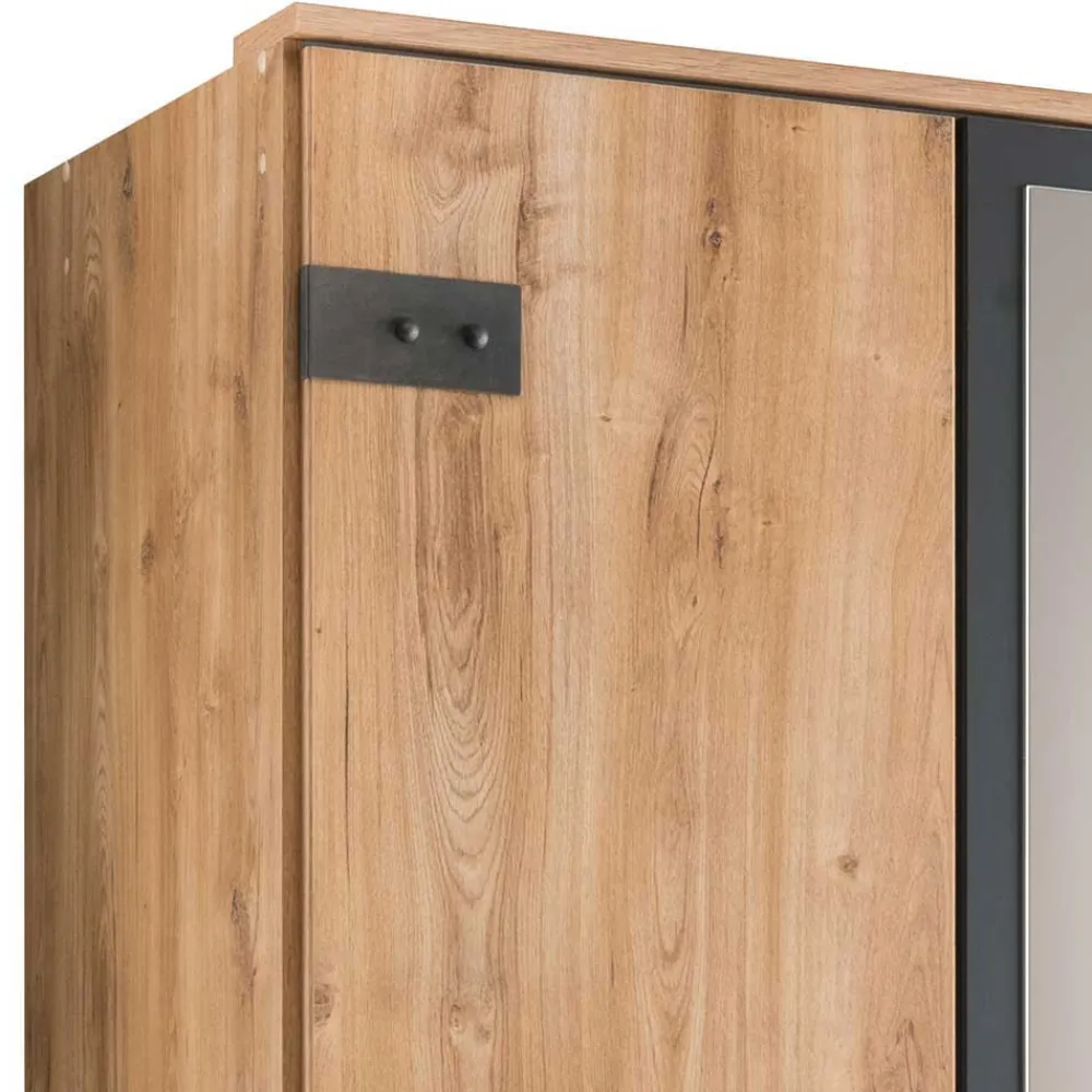 Wohnen Kleiderschränke|Schränke<Kombi-Kleiderschrank in Plankeneiche Dekor - Corpus