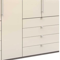 Wohnen Kleiderschränke<Kombi-Kleiderschrank mit acht Schubladen - Champ