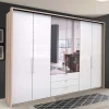 Wohnen Schränke<Kombi-Kleiderschrank mit Spiegel-Falttür - Bosays II