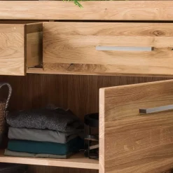 Wohnen Sideboards<Kombi-Kommode aus geöltem Wildeiche Massivholz - Loitons