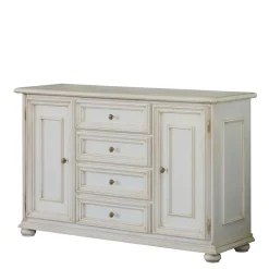 Wohnen Sideboards<Kombi-Kommode in Antikweiß - Vicina