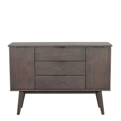 Wohnen Sideboards<Kombi-Kommode in Eiche Dunkelbraun - Lomarios