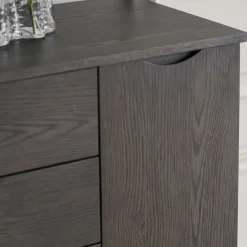 Wohnen Sideboards<Kombi-Kommode in Eiche Dunkelbraun - Lomarios
