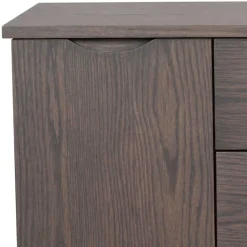Wohnen Sideboards<Kombi-Kommode in Eiche Dunkelbraun - Lomarios