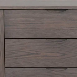 Wohnen Sideboards<Kombi-Kommode in Eiche Dunkelbraun - Lomarios