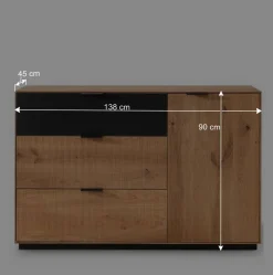 Wohnen Sideboards<Kombi-Kommode mit 138 cm Breite - Kantino