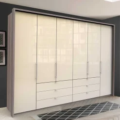 Wohnen Kleiderschränke<Kombi-Schlafzimmer-Kleiderschrank in Creme - Casilla