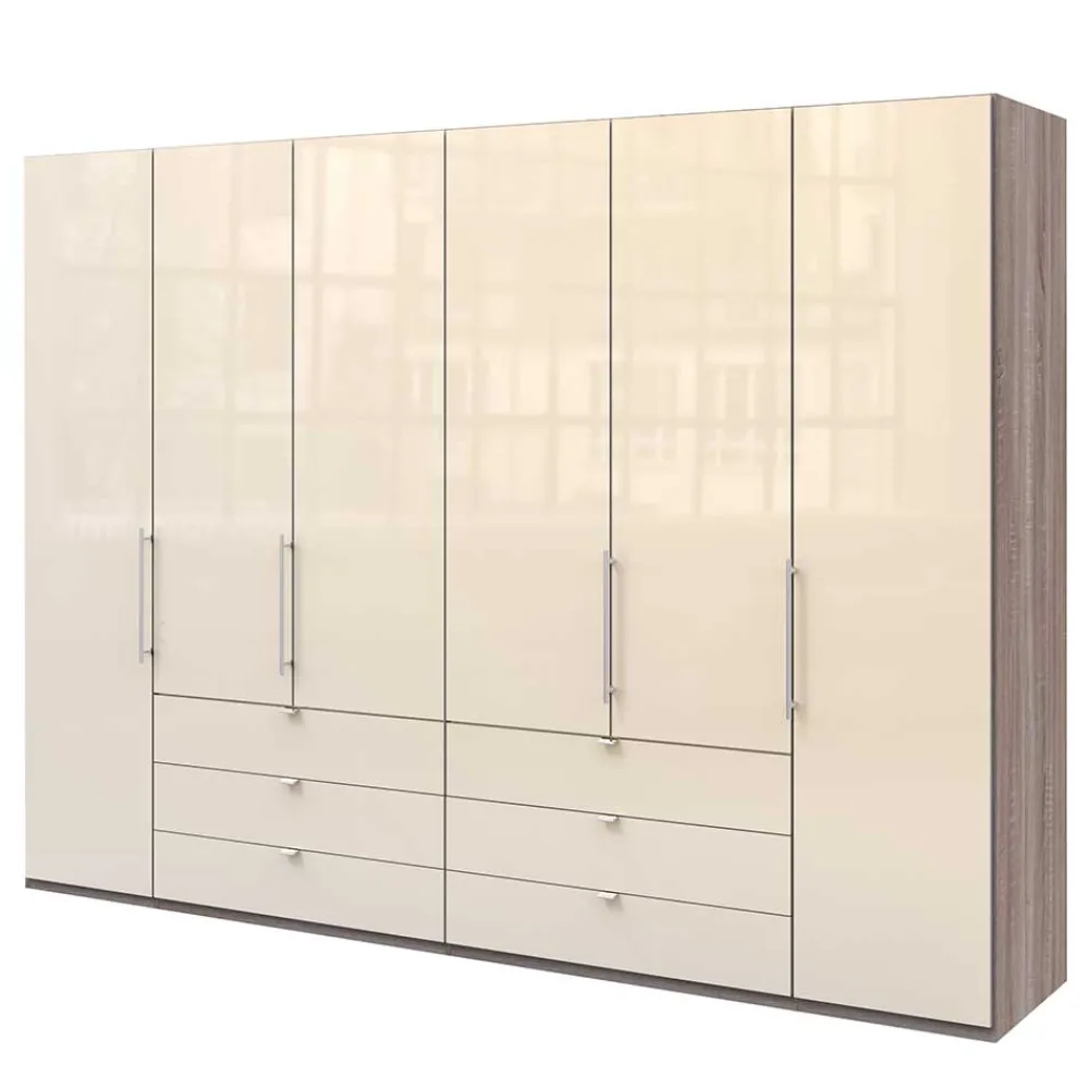 Wohnen Kleiderschränke<Kombi-Schlafzimmer-Kleiderschrank in Creme - Casilla