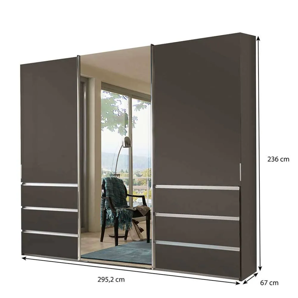 Wohnen Schränke<Kombi-Schlafzimmerschrank 300 cm breit - Ostranca