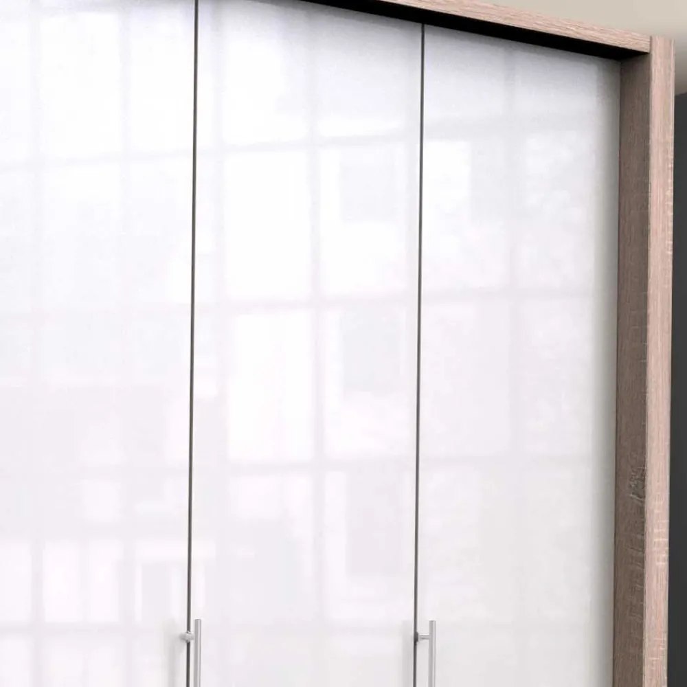 Wohnen Schränke<Kombi-Schlafzimmerschrank mit 2 Türen und 8 Schubkästen - Bosays