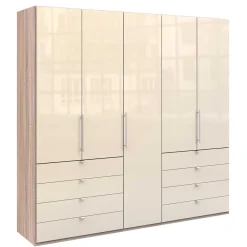 Wohnen Kleiderschränke|Schränke<Kombi-Schlafzimmerschrank in Cremefarben - Rativian