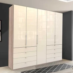 Wohnen Kleiderschränke|Schränke<Kombi-Schlafzimmerschrank in Cremefarben - Rativian