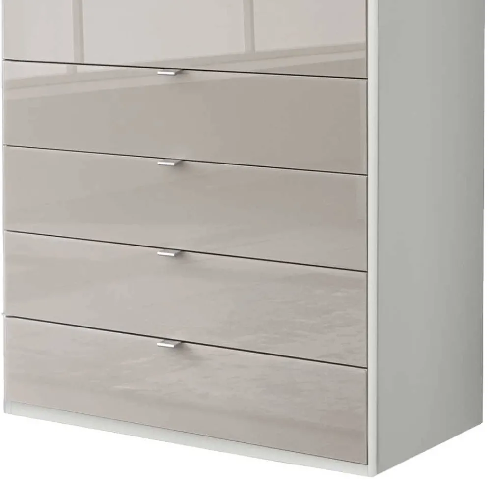 Wohnen Kleiderschränke|Schränke<Kombi-Schlafzimmerschrank zweifarbig - Pascan