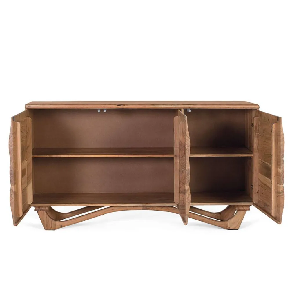 Wohnen Sideboards<Kommode aus Akazie Massivholz - Endra