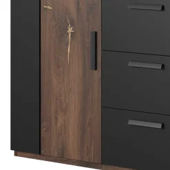 Wohnen Sideboards<Kommode fürs Schlafzimmer in Eiche Dunkel - Prabhaa