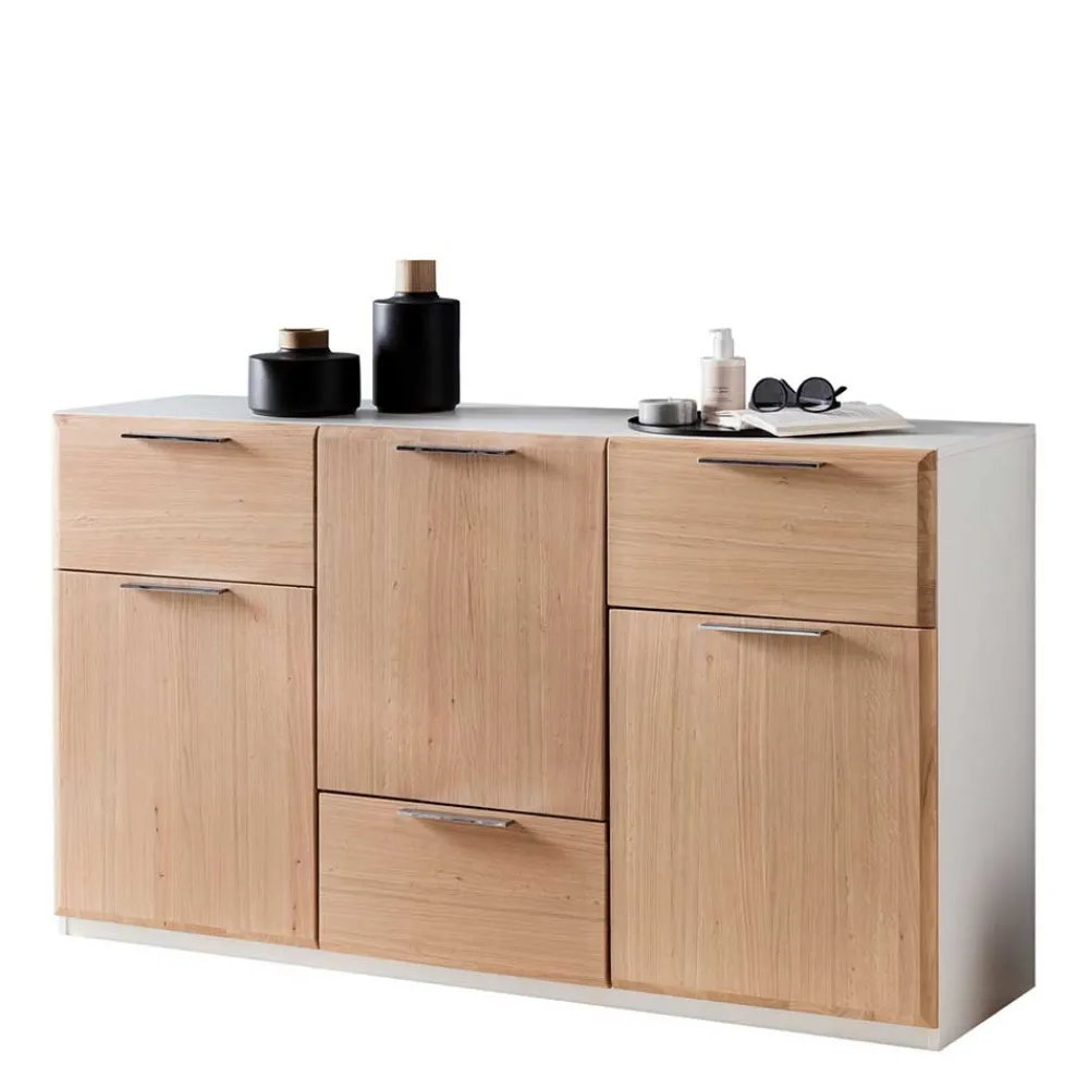 Wohnen Sideboards<Kommode in Asteiche Bianco & Weiß - Rodicco