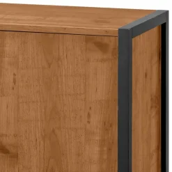 Wohnen Sideboards<Kommode in Eiche Holzoptik und Schwarz - Lavion