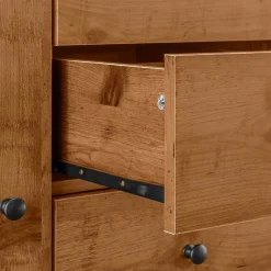 Wohnen Sideboards<Kommode in Eiche Holzoptik und Schwarz - Lavion