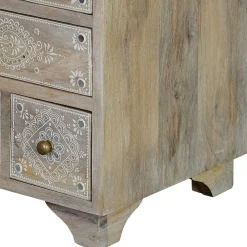 Wohnen Kommoden<Kommode in Holz White Wash - Troyes