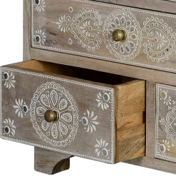 Wohnen Kommoden<Kommode in Holz White Wash - Troyes