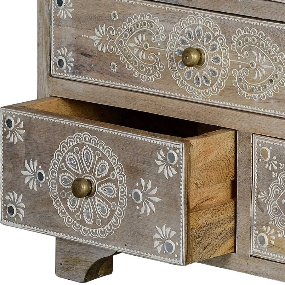 Wohnen Kommoden<Kommode in Holz White Wash - Troyes
