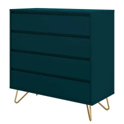 Wohnen Kommoden<Kommode in Petrol mit kurzen Hairpin Legs - Clamps