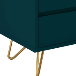 Wohnen Kommoden<Kommode in Petrol mit kurzen Hairpin Legs - Clamps