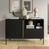 Wohnen Sideboards<Kommode in Schwarz mit Gold - Groot