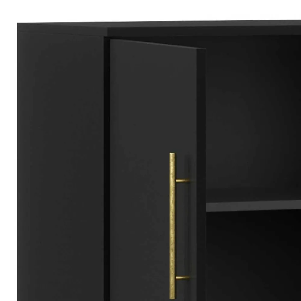 Wohnen Sideboards<Kommode in Schwarz mit Gold - Groot