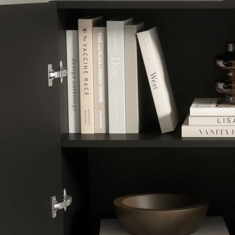 Wohnen Sideboards<Kommode in Schwarz mit Gold - Groot
