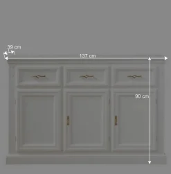 Wohnen Sideboards<Kommode in Weiß - Eli