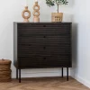 Wohnen Kommoden<Kommode mit dunklem Furnier in Braun - Wega