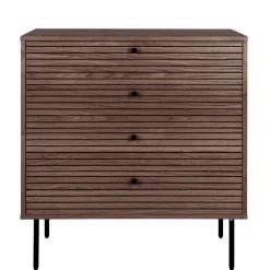 Wohnen Kommoden<Kommode mit dunklem Furnier in Braun - Wega