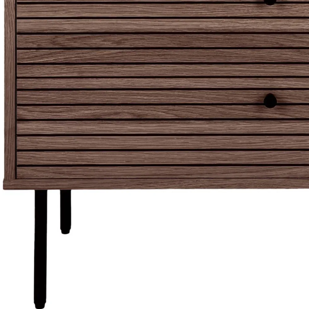 Wohnen Kommoden<Kommode mit dunklem Furnier in Braun - Wega