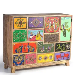 Wohnen Kommoden<Kommode mit farbenfrohen Orient Motiven - Precio