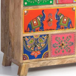 Wohnen Kommoden<Kommode mit farbenfrohen Orient Motiven - Precio