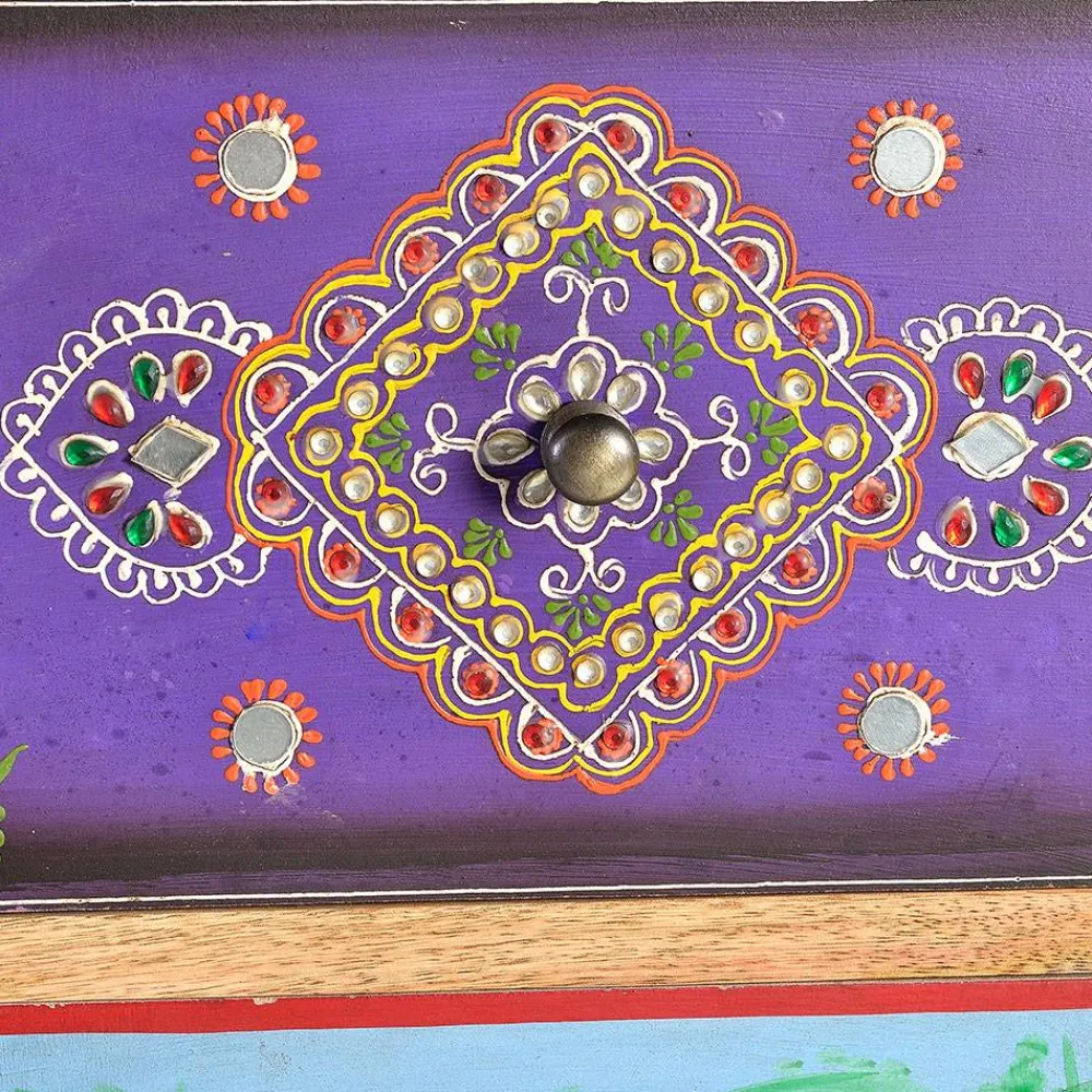 Wohnen Kommoden<Kommode mit farbenfrohen Orient Motiven - Precio