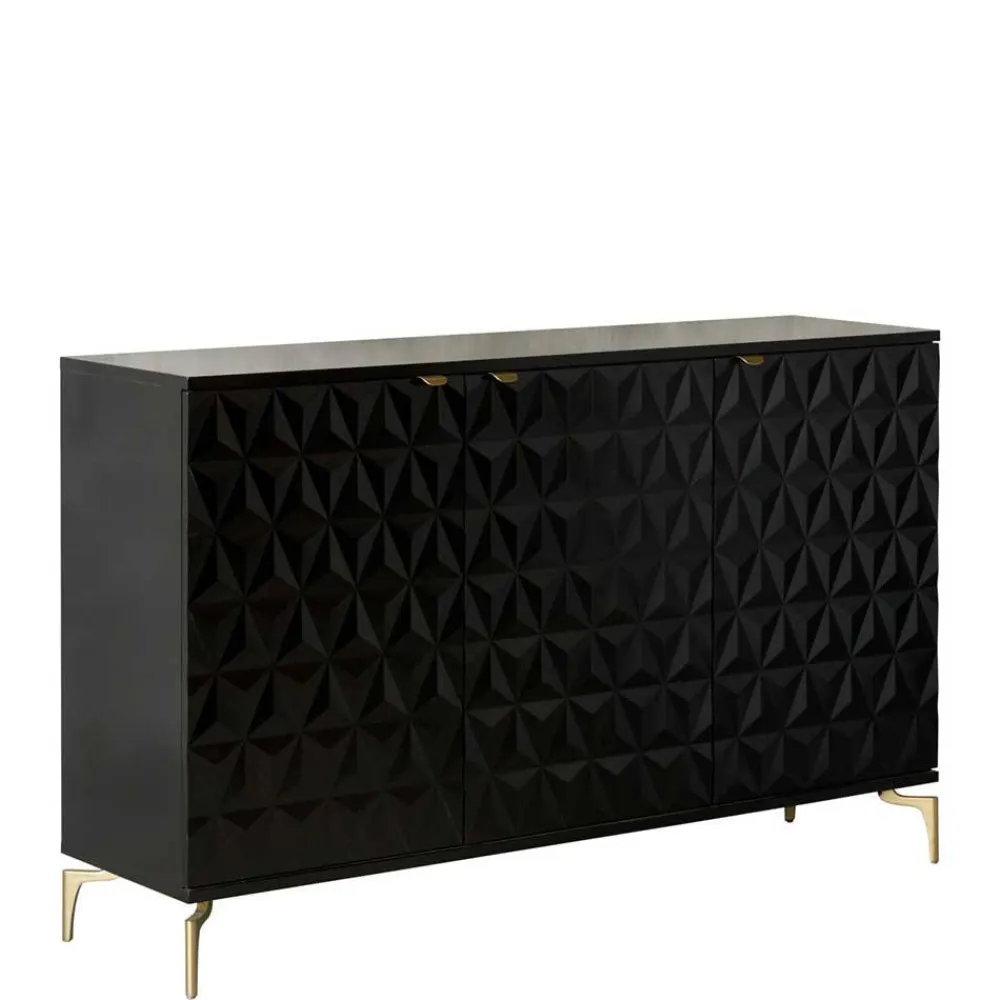 Wohnen Sideboards<Kommode mit geometrisch strukturierten Fronten - Ardit