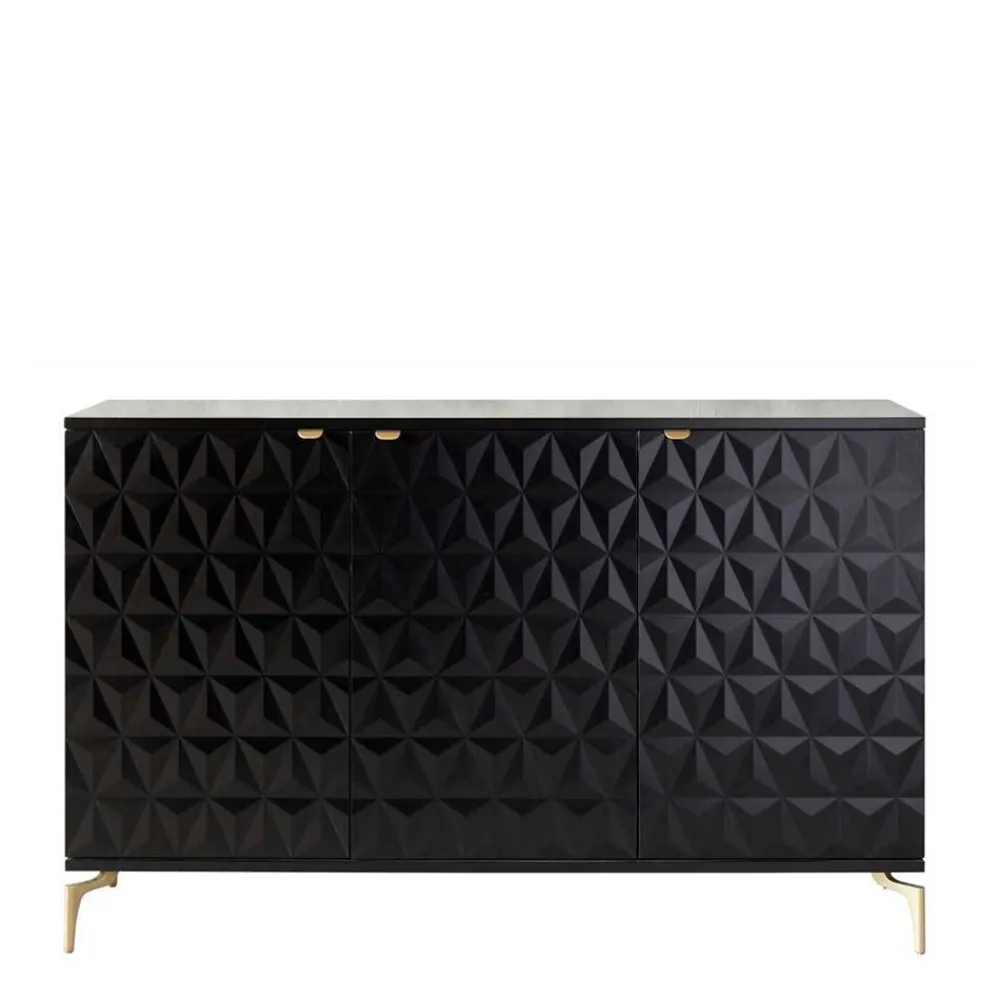 Wohnen Sideboards<Kommode mit geometrisch strukturierten Fronten - Ardit