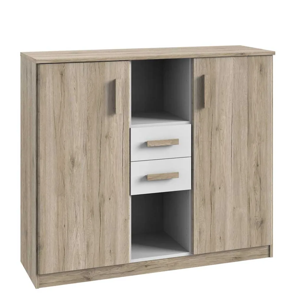 Wohnen Sideboards<Kommode mit zwei Schubladen & Türen & Fächern - Folio
