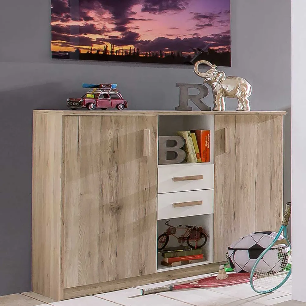 Wohnen Sideboards<Kommode mit zwei Schubladen & Türen & Fächern - Folio