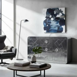Wohnen Sideboards<Kommode Pilot in Alufarben