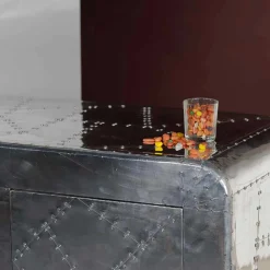 Wohnen Sideboards<Kommode Pilot in Alufarben