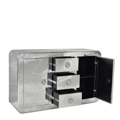Wohnen Sideboards<Kommode Pilot in Alufarben