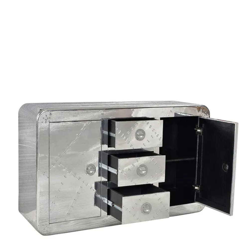 Wohnen Sideboards<Kommode Pilot in Alufarben