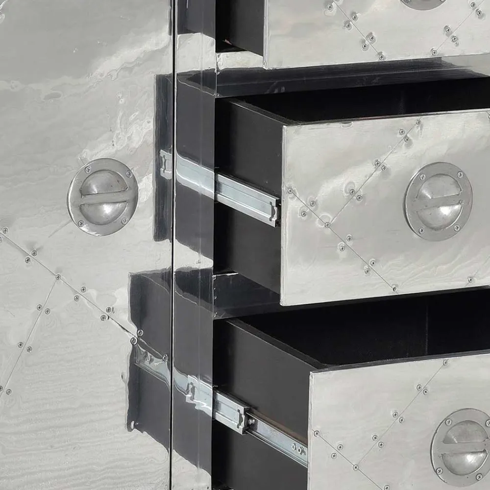 Wohnen Sideboards<Kommode Pilot in Alufarben